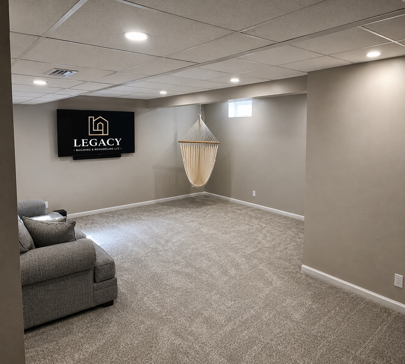 Grove City basement finish