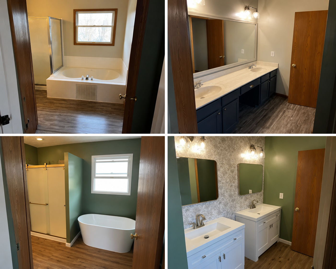 Columbus master bath suite remodel